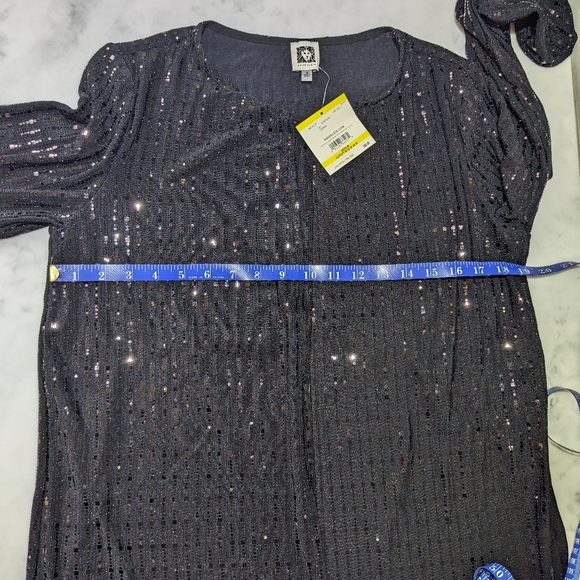 Ann Klein Sparkling Top / Elegant Ann Klein Top - Picture 9 of 10